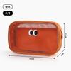 Premium Cartoon Eyes Mesh Cosmetic Bag Transparent Window Design Portable Makeup Pouch for Women Girls Travel