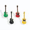 Pack of 4 Musical Instrument Badge Cute Cartoon Guitar Brooches Lapel Pins Musical Festival Accessories for Coat Hat