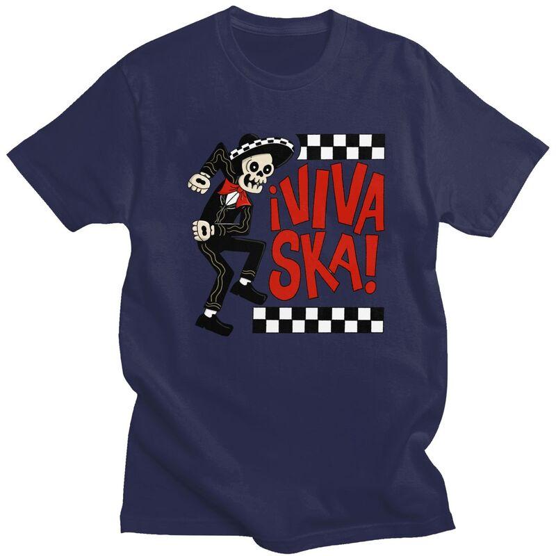 

Custom Fashion SKA Calypso T Shirts Men Short Sleeve Jamaican Mento Tshirt Summer Tee Cotton Slim Fit Tshirts Gift 4XL
