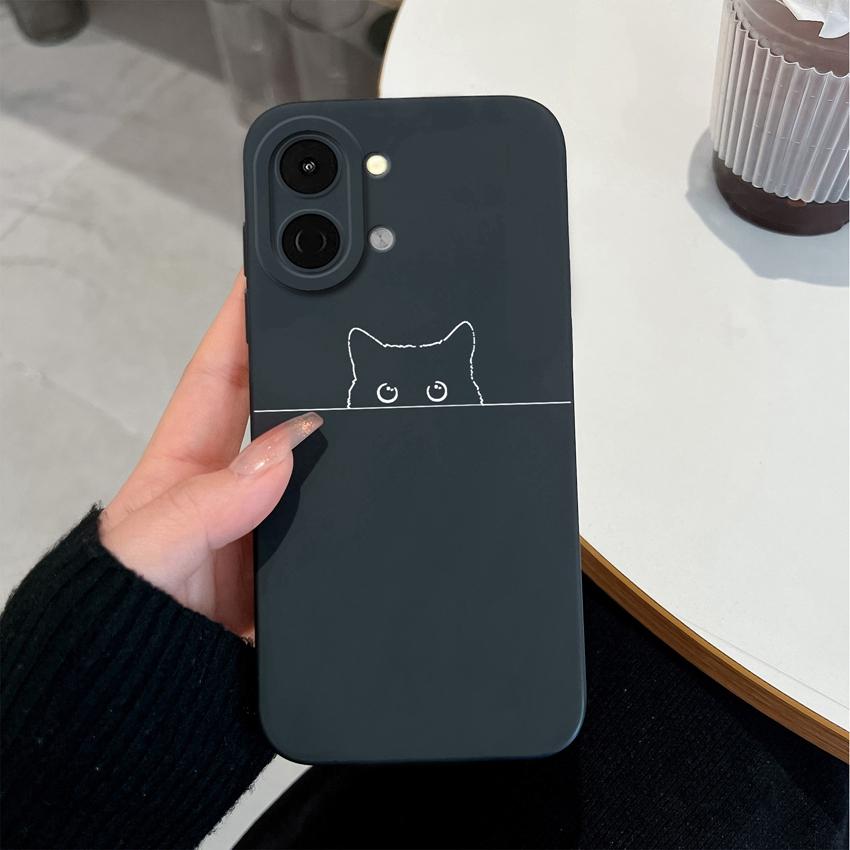 For Tecno Spark Go 3 2 1S Case Spark 30 40 40C Cover Pova 7 Pro Neo Ultra Phone Bags Cute Owl Cat Soft Liquid Silicone Anti Drop Shell For Tecno Cases