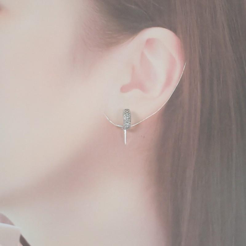 no brand  Pierce K18 white gold Women