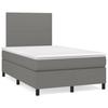 Cadre de lit avec matelas - Maison Exclusive - 120x200cm - Tête de lit réglable - Tissu durable