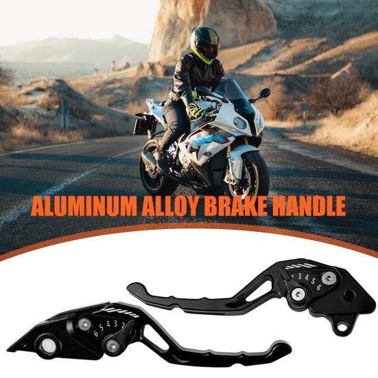 Yousheng 2Pcs Brake And Clutch Lever for Motorcycle Aluminum Alloy Brake Lever Easy Install CNC Machined Clutch Lever