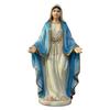 Statue de la Sainte Vierge Marie avec les bras ouverts Sculpture Religieuse Catholique Figurine de Sainte Marie Peinte à la Main pour la Décoration Intérieure de la Maison