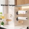 1/2Pcs Kitchen Hanging Rack 360-Degree Rotation Wall-Mounted Rotating Organizer Vertical Wall Storage Stand Rag Holder