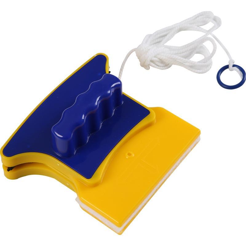 Magnetic Double Sided Window Cleaner Efficient Glass Wiper for Home and Office Window Cleaning Tools синий