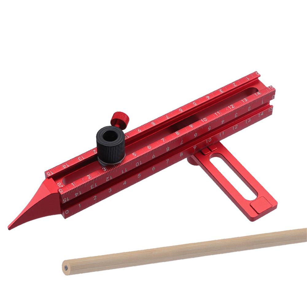 

Woodworking Closing and Marking Ruler 4-in-1 Aluminum Alloy Contour Extractor Edge Corner Measuring Gauge Ceiling Level Ruler