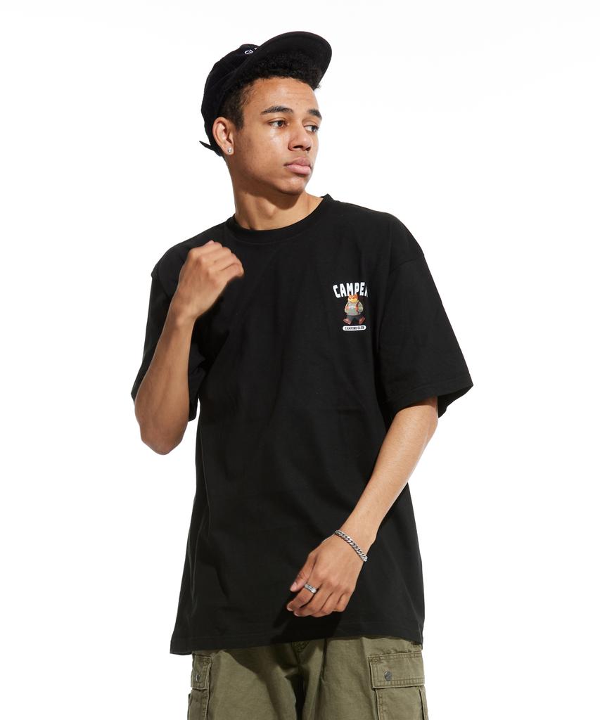 CREAM SODA LAB Small Logo Paku & Gray Short Sleeve T-Shirt Set