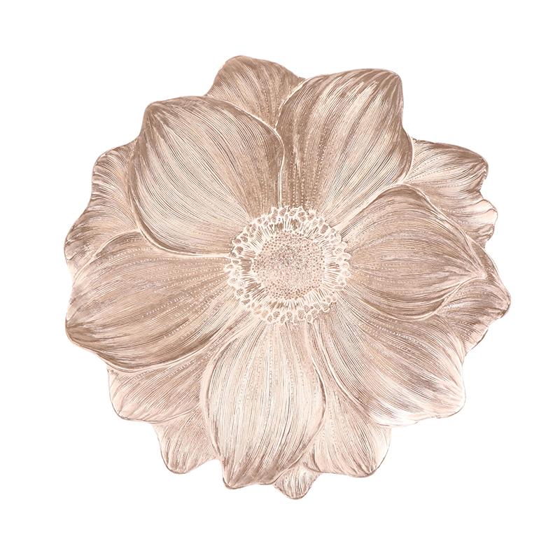 1Pc Lotus Shape Table Placemats Oil Heat Resistant Waterproof Washable PVC Heat Resistant Tableware Mat For Home Party Wedding