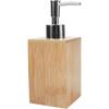 IMIKEYA Hand Bottle Bamboo Soap Dispenser for Kitchen and Bathroom Wooden Pump Bottle, 16.5X7X7CM, YP21B9F22ZO11GQ14X