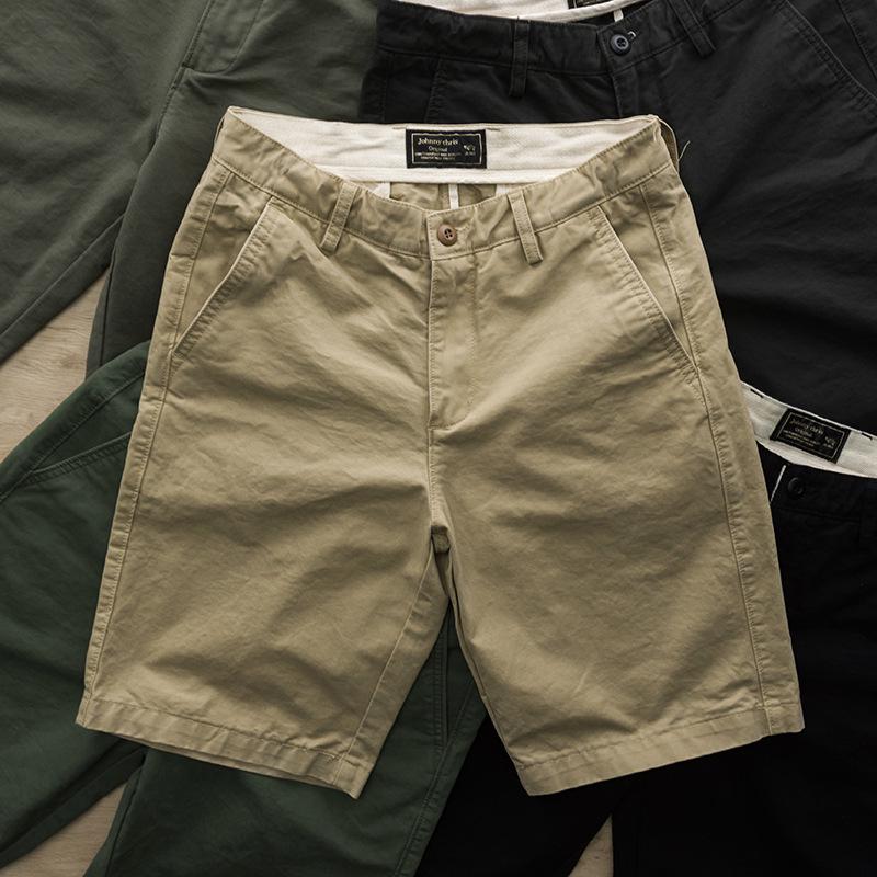 Męskie dżinsowe szorty ogrodniczki w japońskim stylu, z praniem, slim fit, casualowe, letnie, jednokolorowe, modne, pasujące do wszystkiego
