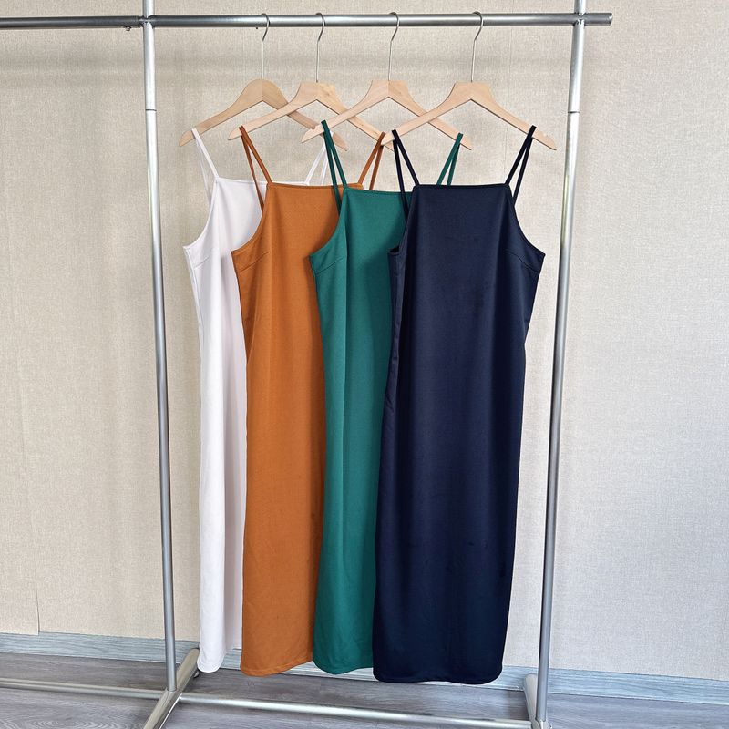 Orders Exported to Japan Women Suspender Skirt Stacked Simple and Versatile Dress Summer