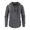 Pánská jarní a podzimní jednobarevná mikina s kapucí na zip, sportovní streetwear