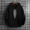 Ancient Runes Print Hoodie 2025 Urban Fashion Hip Hop Hooded Sweatshirt Male Trendy Casual Hoody Autumn Winter Outerwear