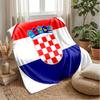 Croatia national football team Theme blanket Soft Flannel Fleece Blanket Warm Lightweight Throw Blanket for Home Sofa Bed