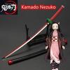 25cm Metal Demon Slayer Katana Kimetsu No Yaiba Steel Tanjirou Sword Real Size Japanese Katana Samurai Sabre Kid Toy Ainme Gift