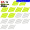 Car Wheel Hub Reflective Stripes Door Safety Opening Warning Sticker Tape Auto Rear Warning Reflective Tape Car Accessories