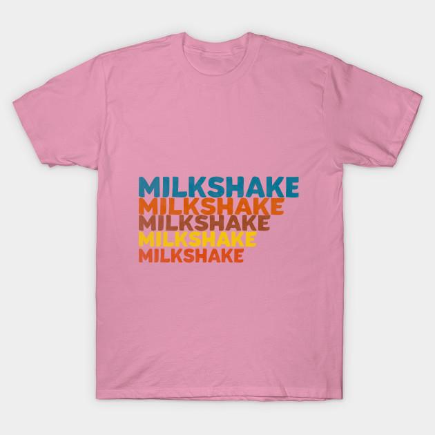 T Shirt Women Milkshake Milkshake Milkshake Harajuku Print Kawaii Tshirt Summer Short Sleeve Female T-Shirt Top Tee