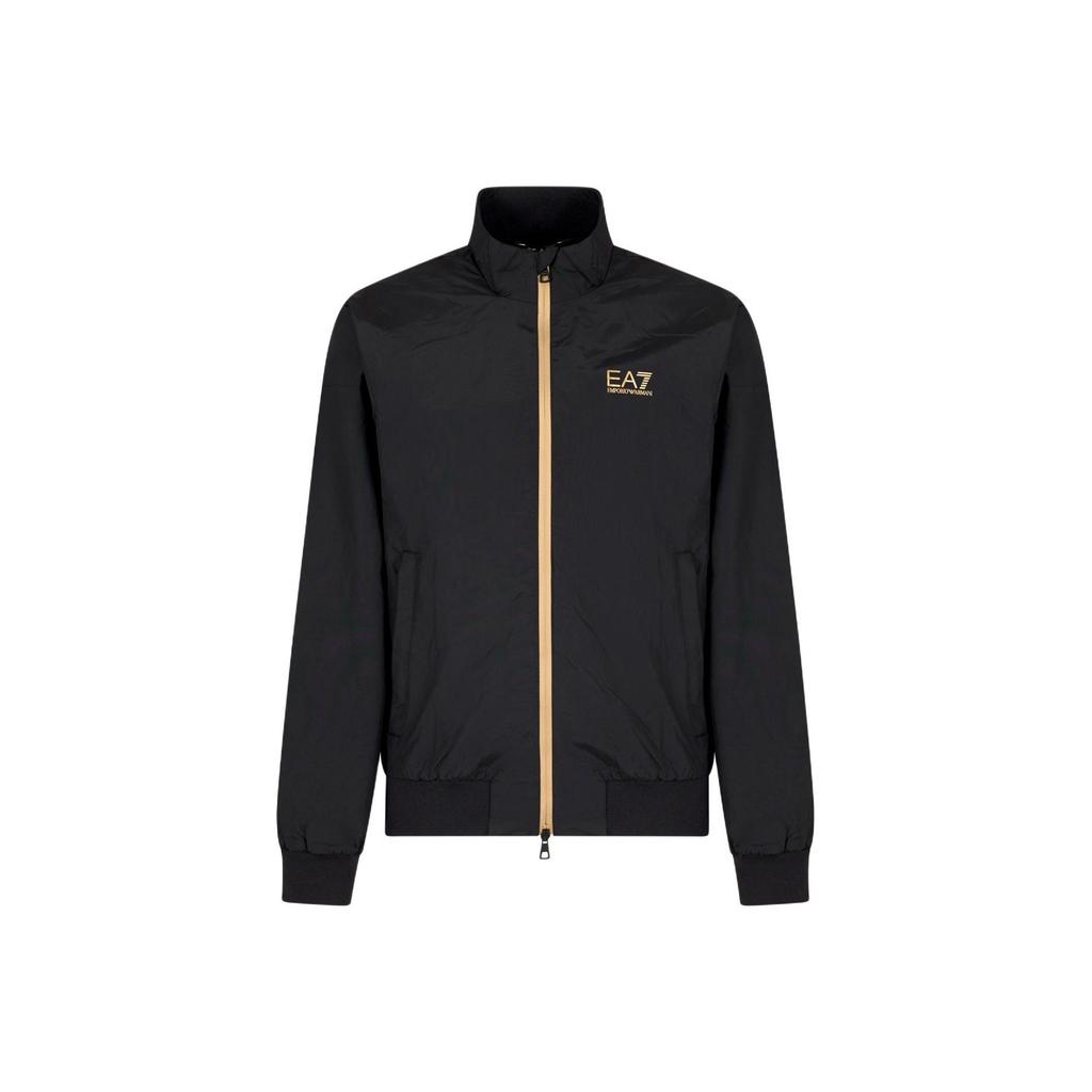 Emporio Armani EA7 Lettered Stand Collar Long Sleeve Jacket Men jackets 7M000424-AF13569-MC004