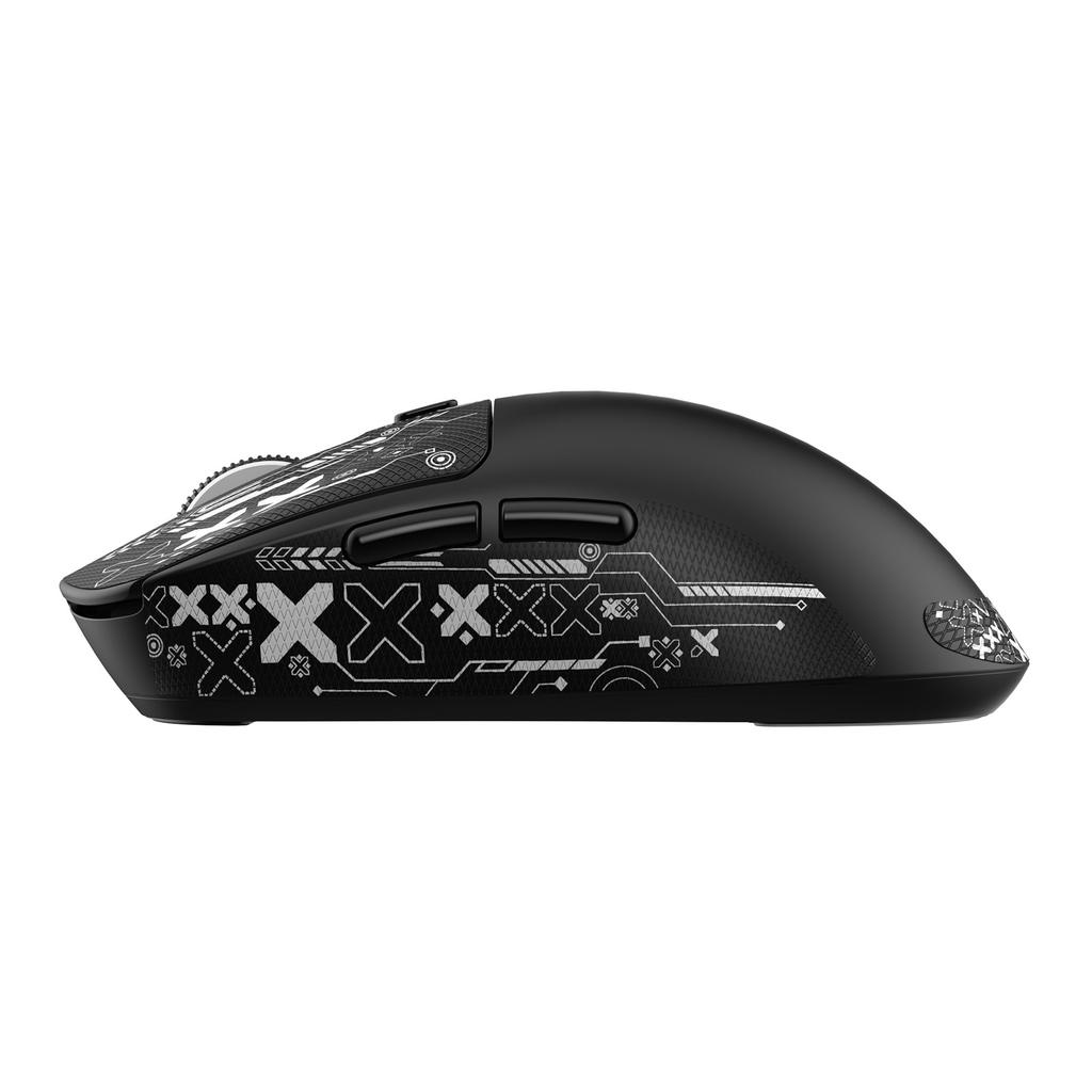 T68 Lightweight Mouse with 3 Modes Connectivity 2.4G BT Wired 6 Adjustable Speeds for Gaming Work