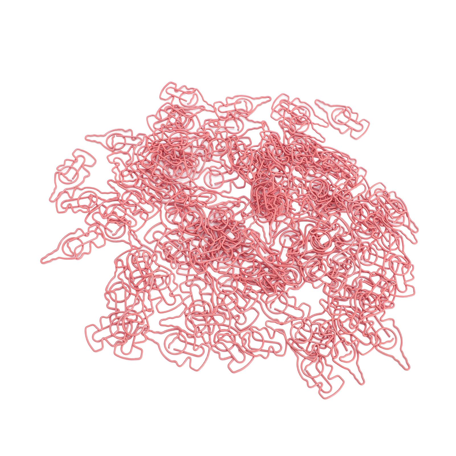 

100 шт. скрепка для детской бутылочки из железной проволоки, многофункциональный коллекционер скрепок с коробкой для хранения