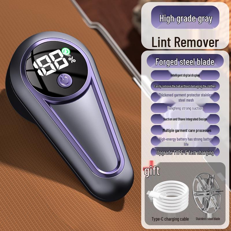 25-Year Smart Digital Lint Remover with Six Large Blades