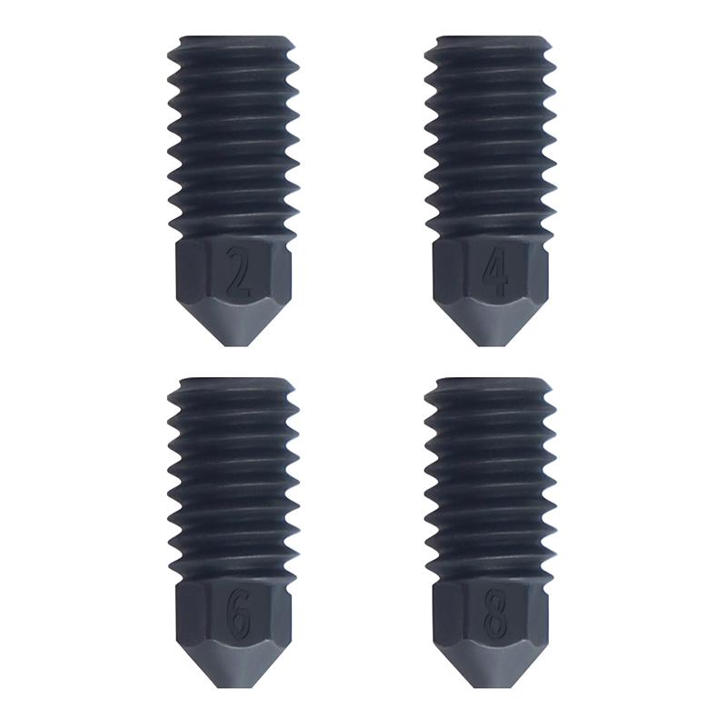 Hot Sale! Nozzles For Bambu Lab A1 / A1 Mini Nozzle 0.2 0.4 0.6 0.8mm Hardened Steel Nozzle For Bambulab A1 Upgrade Hotend Kit 3