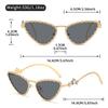 Personalized Women's Travel and Party Sunglasses, Trendy and Fashionable Diamond-encrusted Sunglasses