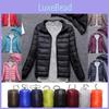 Women's Ultralight Packable Hooded Puffer Down Jacket With Detachable Hat