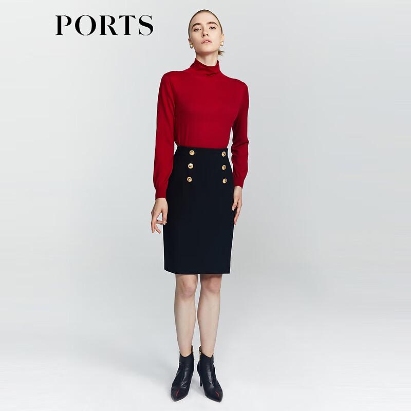 PORTS Women's High-Neck Cashmere Sweater LM9K419NKH007