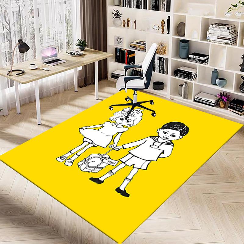 1PC Children Schoolbag Extra Large Non Slip Floor Carpet, Office, Family, Bedroom Large Area Rug Indoor Rugs, Vibrant Colors