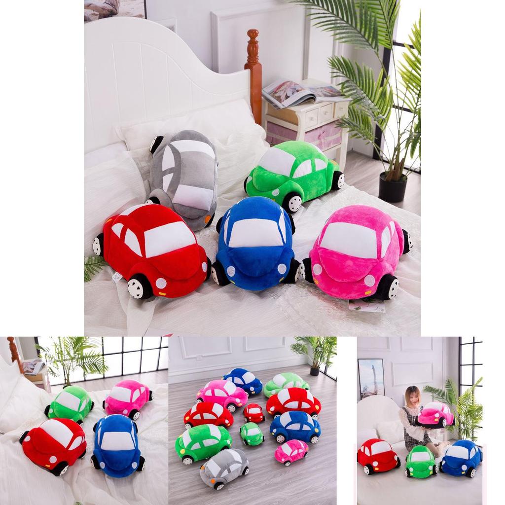 Adorable Plush Car Toy For Kids Super Soft Pp Cotton Stuffed Vehicle Pillow