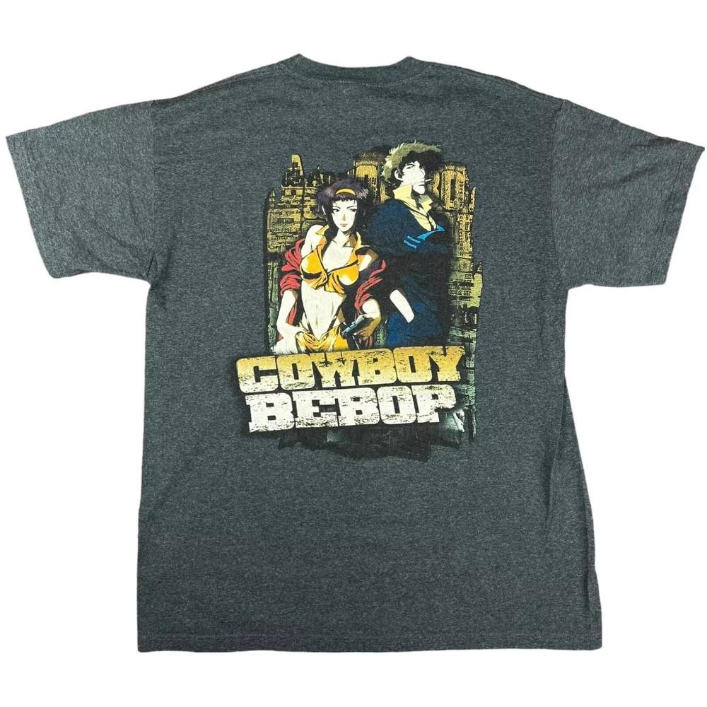 Vintage Cowboy Bebop Anime Spike Spiegel Faye Valentine Shirt reprint PA6566 Unisex T-Shirt S