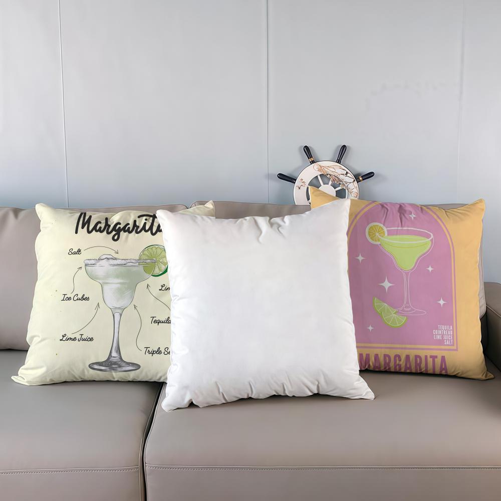 Pillow Case luxurious home office, sofa decorative Multi sized car seat cushions, pillowcases Margarita Cocktail Art