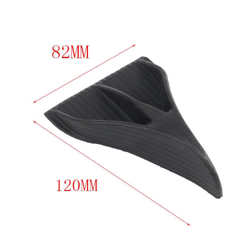 Universal  Vortex  Generators  Roof Shark Fins Spoiler Wing Kit For Car Modification