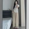 Southeast Asian Cotton & Linen Wide-Leg Lazy Summer Pants