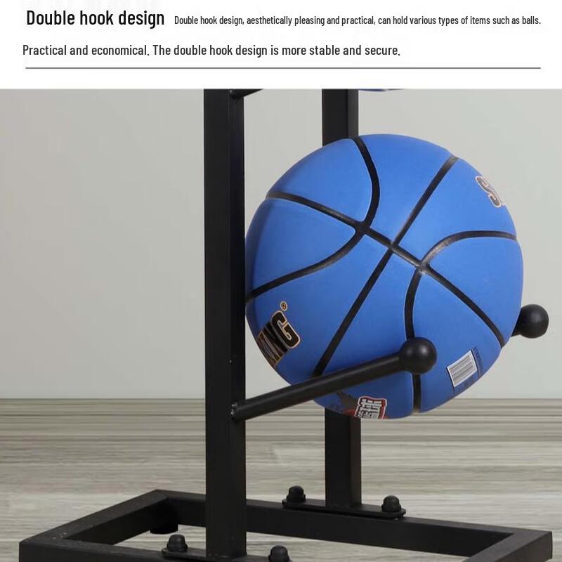Zushuo Double-Sided 4-Ball Sports Display Rack
