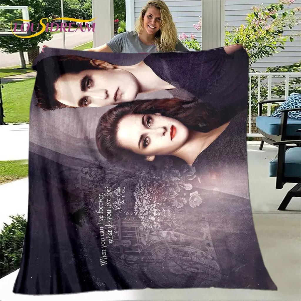 The Twilight Saga HD Printed Soft Plush Blanket,Flannel Blanket Throw Blanket for Living Room Bedroom Bed Sofa Picnic Kids Cover