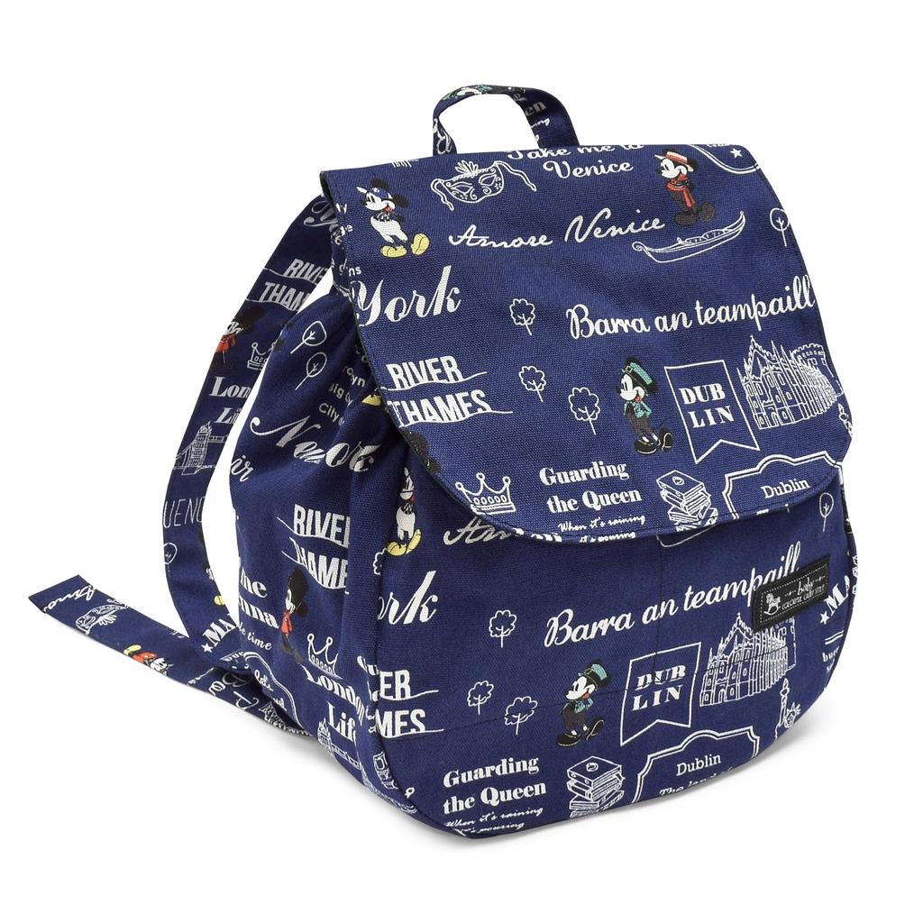 COLORFUL CANDY STYLE Disney Diaper Pouch and Baby Backpack Set Mickey TRAVEL (Drawstring Tote) / Mouse/LET'S / B8003000-BTR