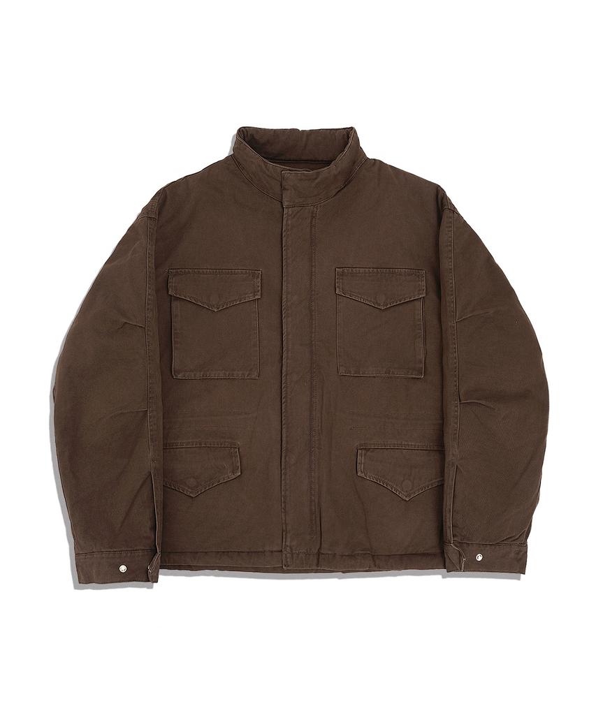 Underoff Vintage Washed Padded M65 Field Jacket Light Khaki