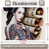 2D Printed Geisha Tattoo Art Banner for Bar or Bedroom Decor