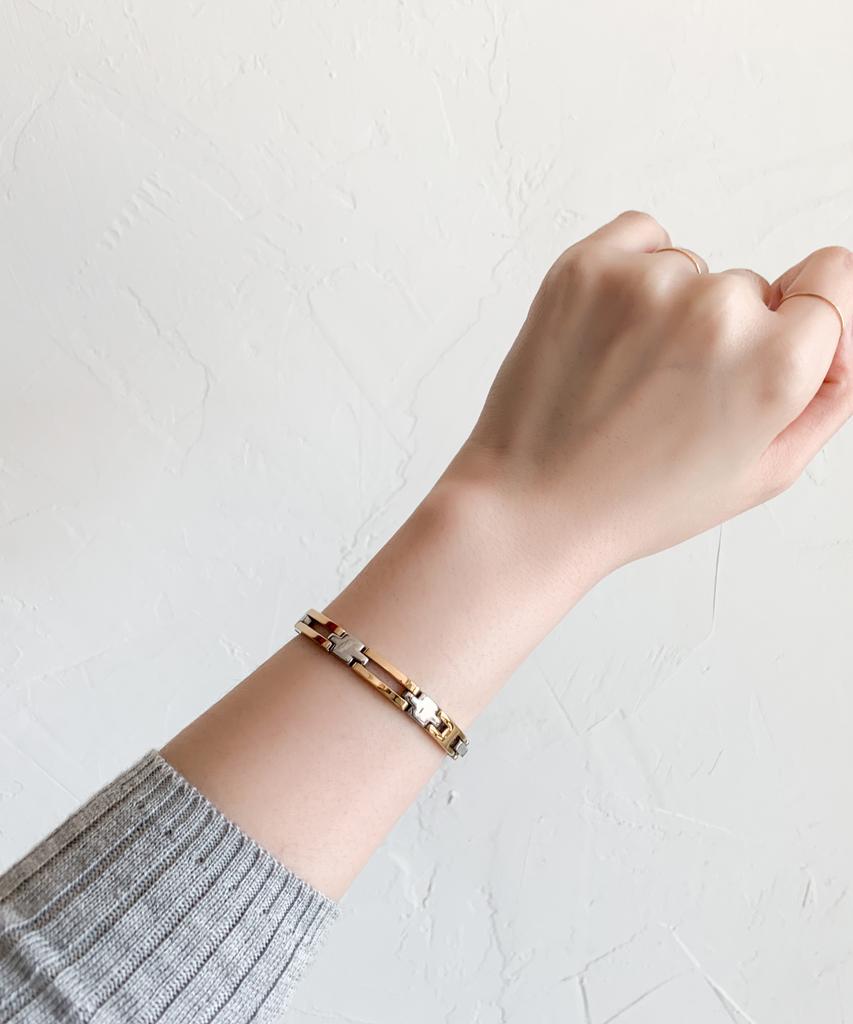 Sabona London 329 Lady Executive Slim Bar Duet Magnet Bracelet