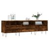 VidaXL Meuble TV chêne fumé 150x30x44,5 cm bois d'ingénierie 831281