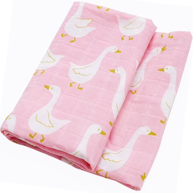 New Baby Blankets Newborn Soft Organic Cotton Bamboo Baby Bibs Muslin Swaddle Wrap Feeding Burpy Towel Scarf Big Diaper