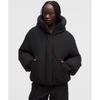 Bubble Hem 600 Down Fill Puffer Jacket Black