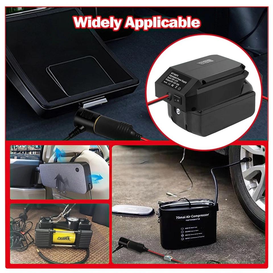 Li-ion Battery 5-13V Voltage Regulator For Makita For Bosch For DeWalt For Milwaukee For M18 For Einhell Cigarette Lighter