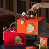 Zhao Ran 2025 Mid-Autumn Mooncake Empty Gift Box with Silk Scarf