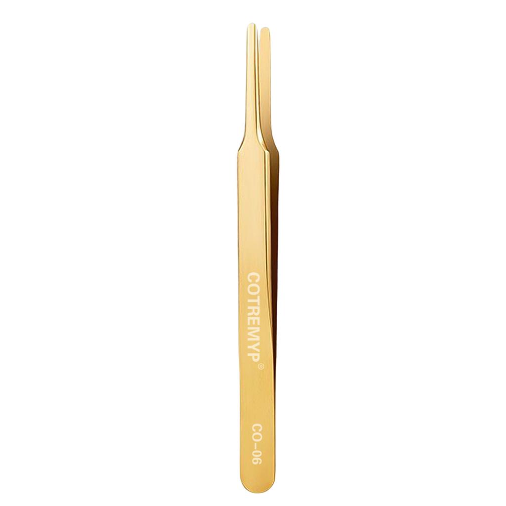 Professional Lash Tweezers False Eyelash Extension Grip High Precision Stainless Steel Tweezer tools for Hair Eyebrows
