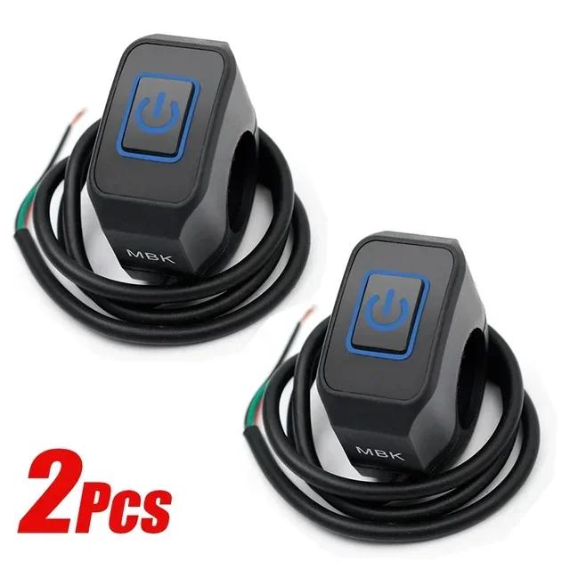 1/2PCS Motorcycle Handlebar Switch Button Connector Handlebar Mount Control Switches Headlight Horn Modified Moto Accessories