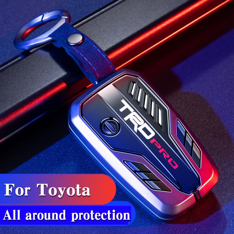 

Для Toyota Camry Mark X RAV-4 PRADO COROLLA HIGHLANDER 2 3 кнопки без ключа высококачественный оцинкованный сплав автомобильный чехол для ключей